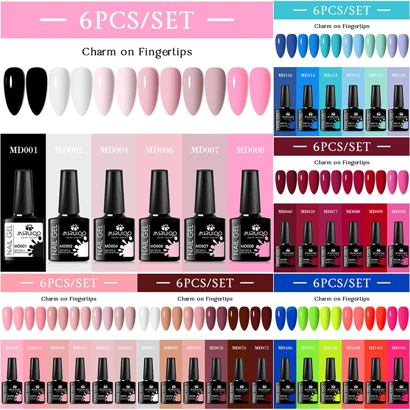 Gel Nail Polish Set